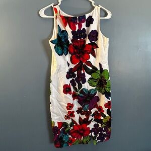 Jones New York Multicolor Floral Midi Dress